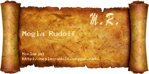 Megla Rudolf névjegykártya